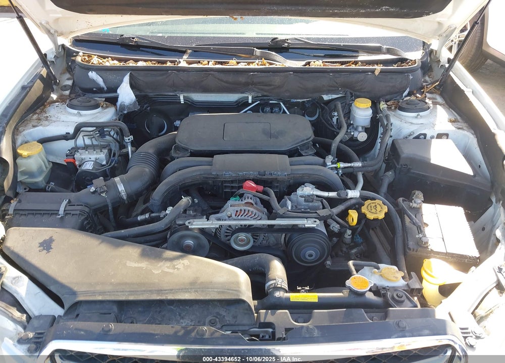 2012 SUBARU LEGACY VIN: 4S3BMBA67C3003069