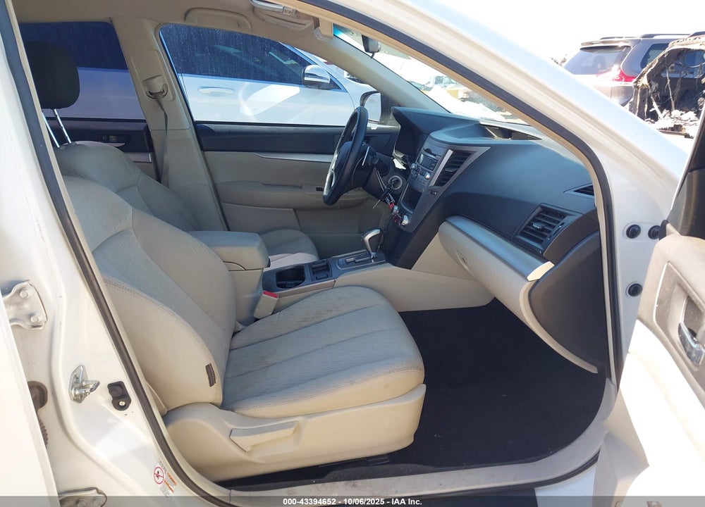 2012 SUBARU LEGACY VIN: 4S3BMBA67C3003069