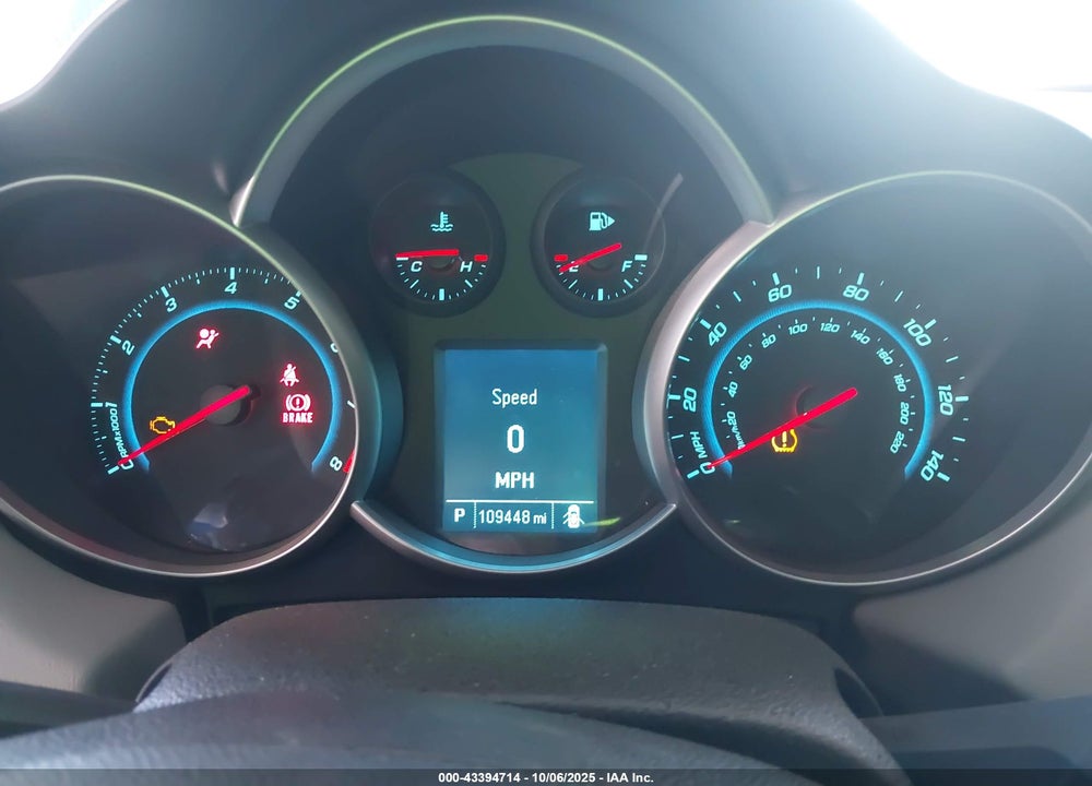 2012 CHEVROLET CRUZE VIN: 1G1PC5SH2C7349896