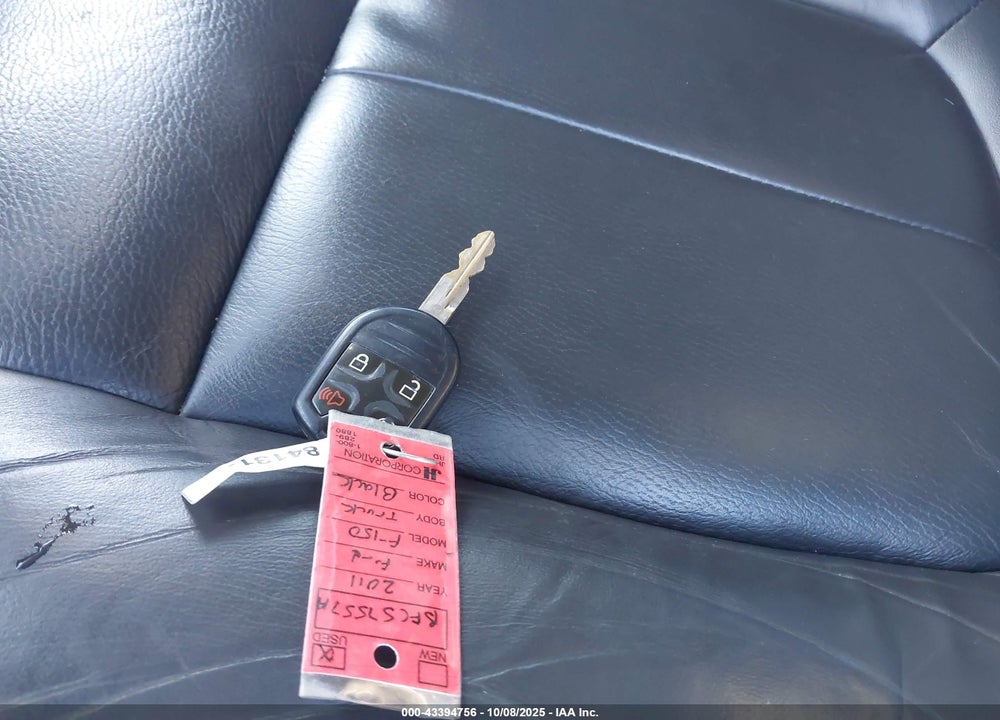 2011 FORD F-150 LARIAT VIN: 1FTFX1ET7BFC57557
