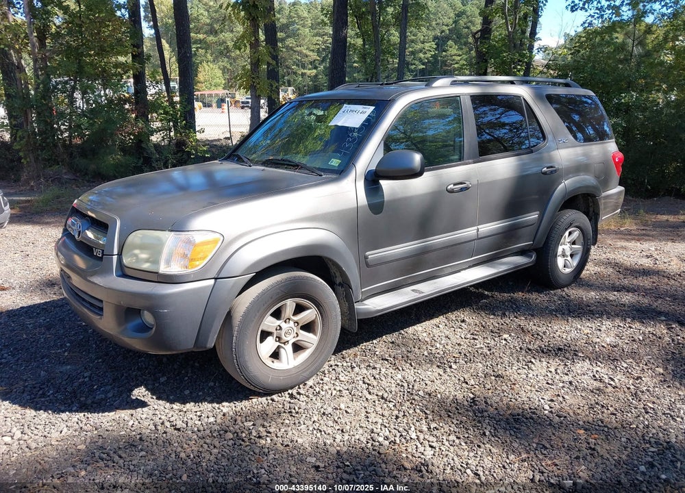 2005 TOYOTA SEQUOIA SR5 V8 VIN: 5TDBT44A25S245526