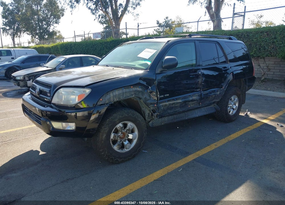 2003 TOYOTA 4RUNNER SR5 V8 VIN: JTEBT14R730027811