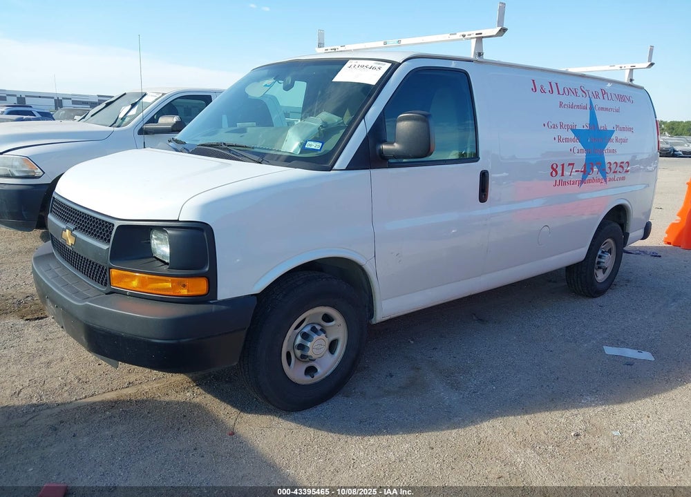 2016 CHEVROLET EXPRESS 2500 WORK VAN VIN: 1GCWGAFF0G1180897