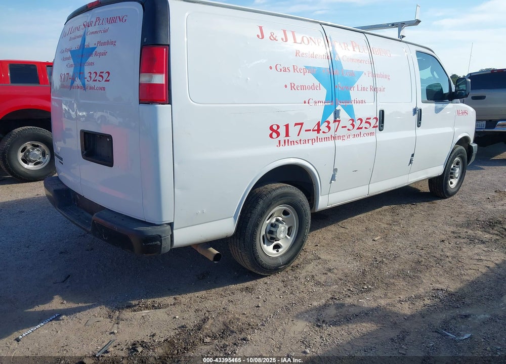 2016 CHEVROLET EXPRESS 2500 WORK VAN VIN: 1GCWGAFF0G1180897