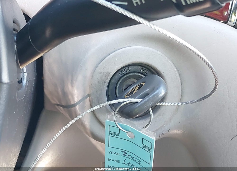 2003 LEXUS ES 300 VIN: JTHBF30G630141910