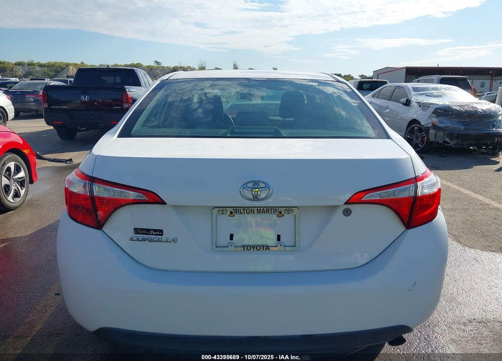 2015 TOYOTA COROLLA VIN: 2T1BURHE9FC435275