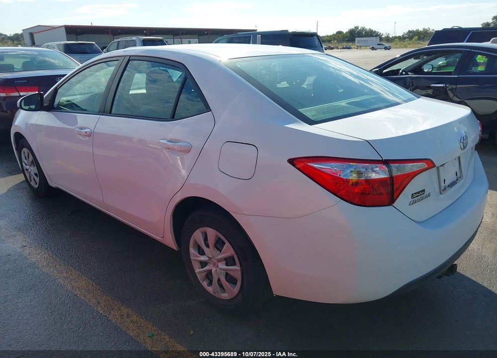 2015 TOYOTA COROLLA VIN: 2T1BURHE9FC435275