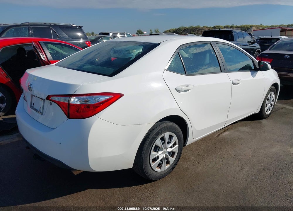 2015 TOYOTA COROLLA VIN: 2T1BURHE9FC435275