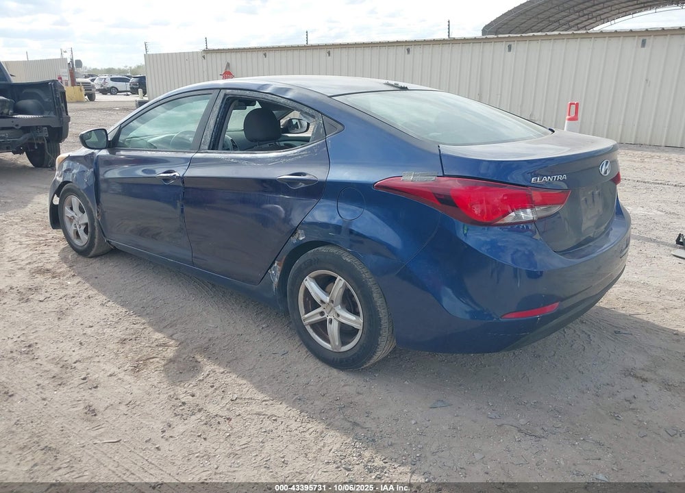 2015 HYUNDAI ELANTRA VIN: 5NPDH4AE1FH651001