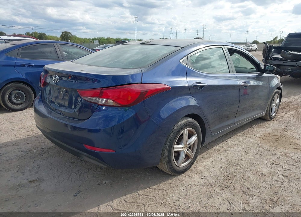 2015 HYUNDAI ELANTRA VIN: 5NPDH4AE1FH651001