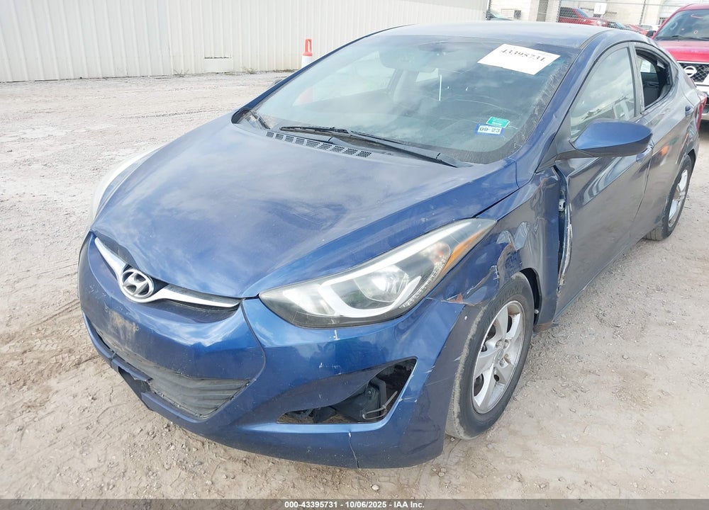 2015 HYUNDAI ELANTRA VIN: 5NPDH4AE1FH651001