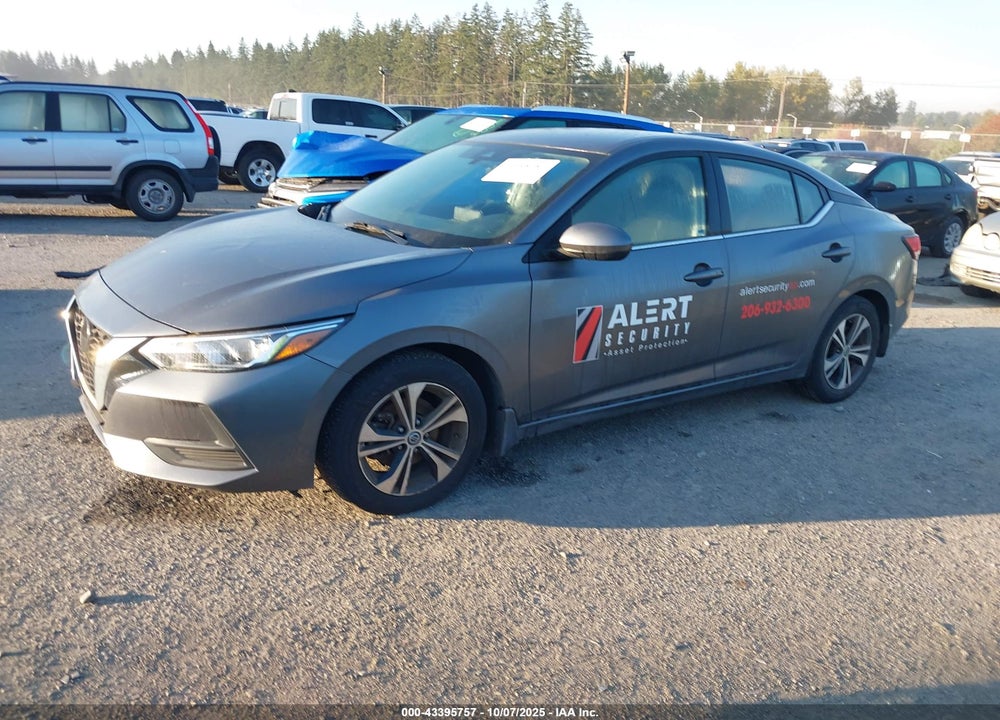 2022 NISSAN SENTRA VIN: 3N1AB8CV7NY251179