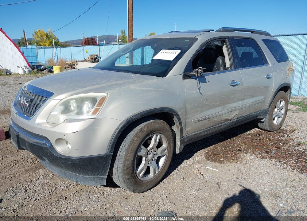 2008 GMC ACADIA SLT-1 VIN: 1GKEV23798J289949