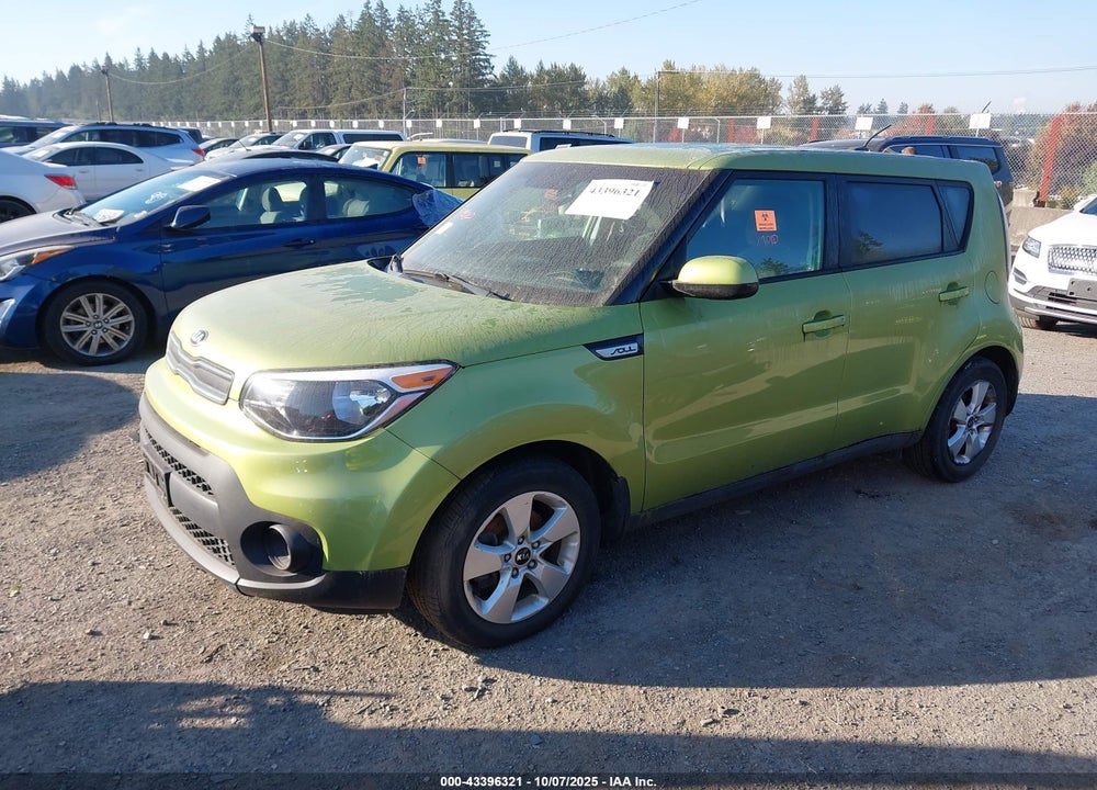 2017 KIA SOUL VIN: KNDJN2A20H7884400