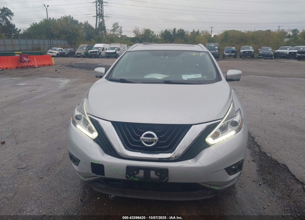 2015 NISSAN MURANO VIN: 5N1AZ2MH3FN228698