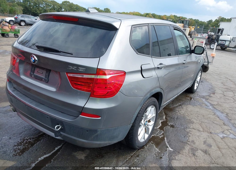 2013 BMW X3 XDRIVE28I VIN: 5UXWX9C55D0D01209