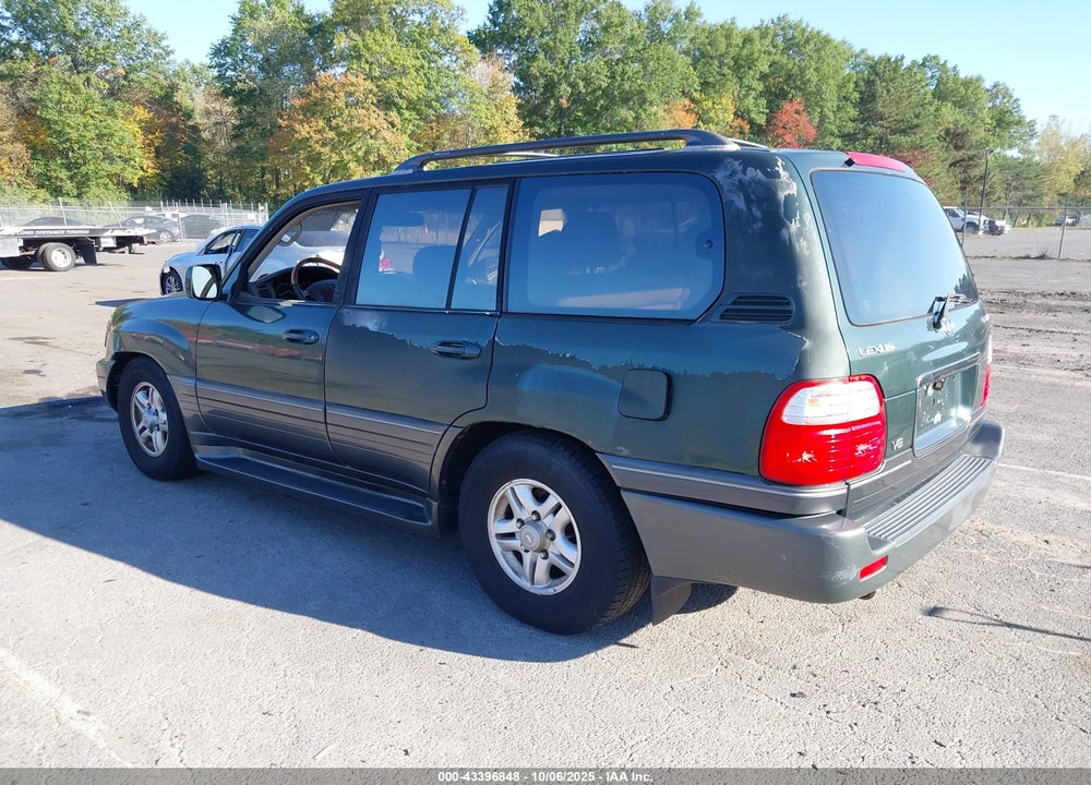 2000 LEXUS LX 470 VIN: JT6HT00W2Y0082122