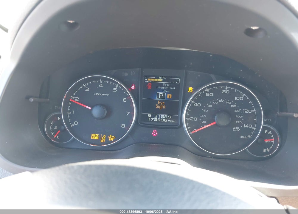 2013 SUBARU OUTBACK VIN: 4S4BRBPC4D3213012