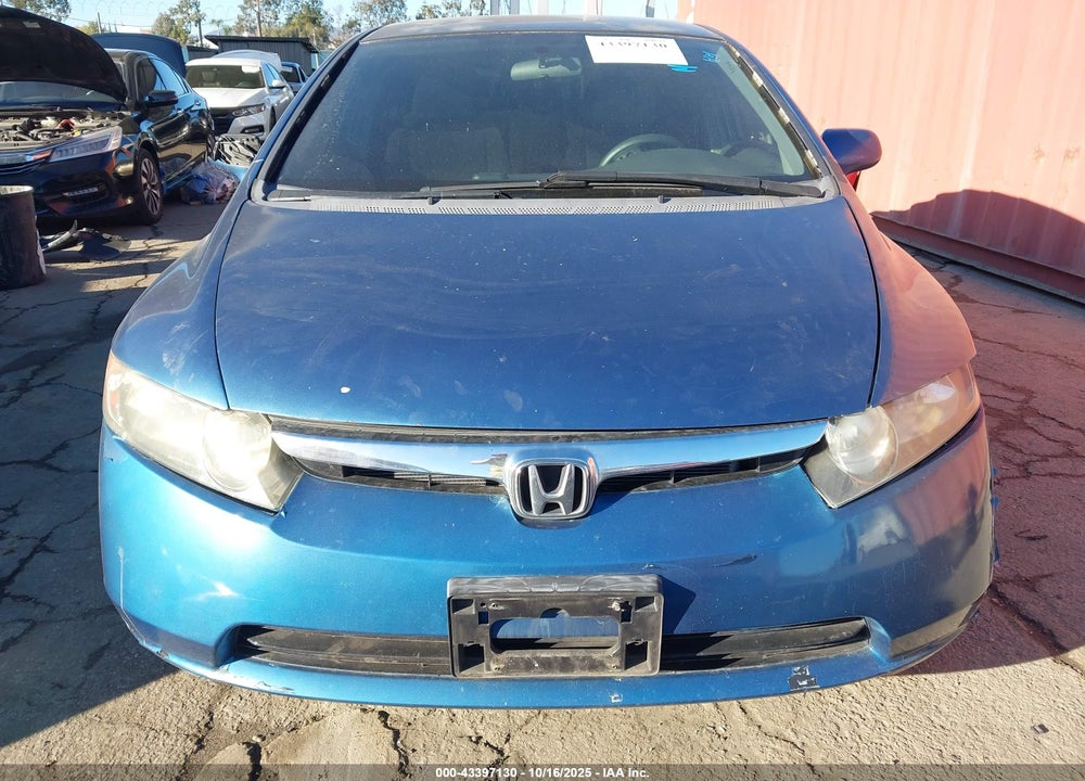 2007 HONDA CIVIC LX VIN: JHMFA16537S000796