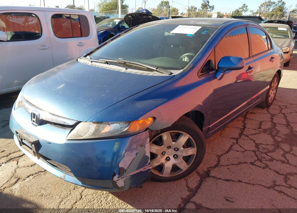 2007 HONDA CIVIC LX VIN: JHMFA16537S000796