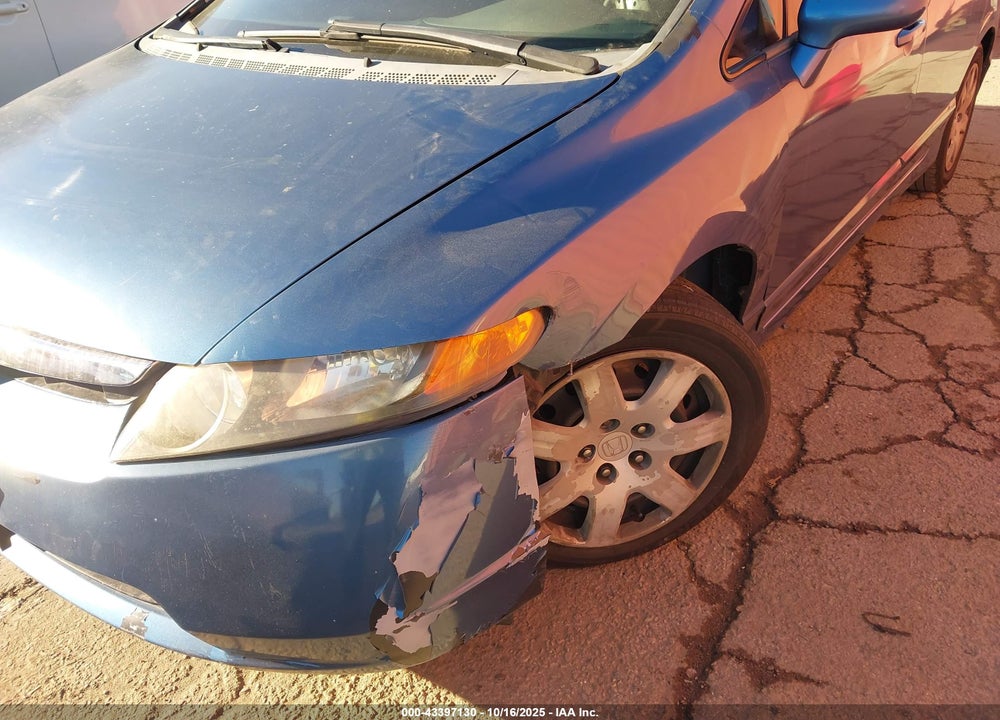 2007 HONDA CIVIC LX VIN: JHMFA16537S000796