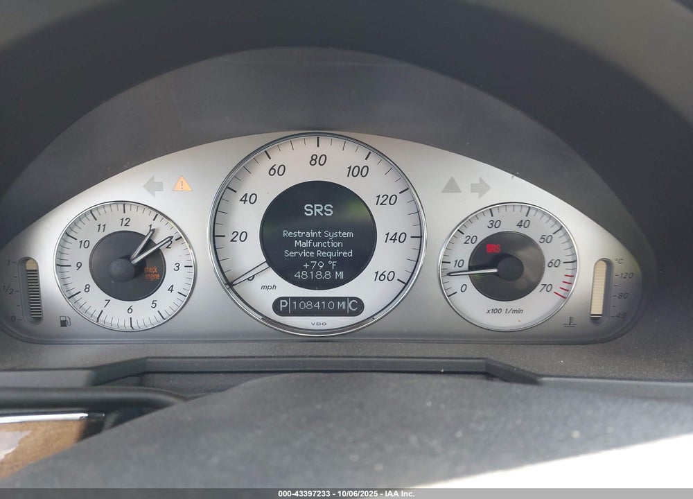 2009 MERCEDES-BENZ E-CLASS VIN: WDBUF56X39B393316