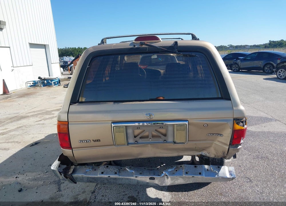 1995 TOYOTA 4RUNNER VN29 SR5 VIN: JT3VN29V3S0045538