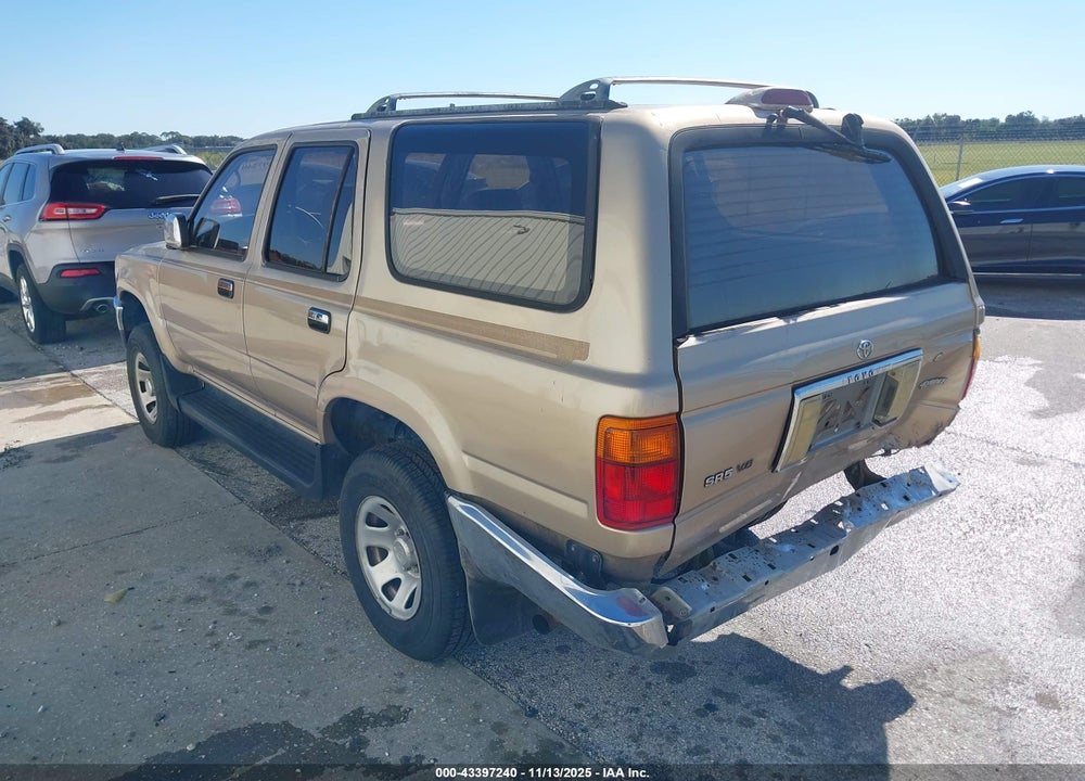 1995 TOYOTA 4RUNNER VN29 SR5 VIN: JT3VN29V3S0045538