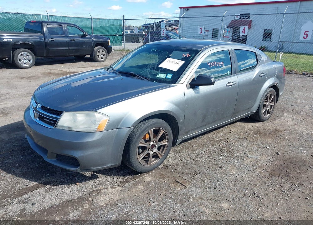 2012 DODGE AVENGER VIN: 1C3CDZABXCN132720