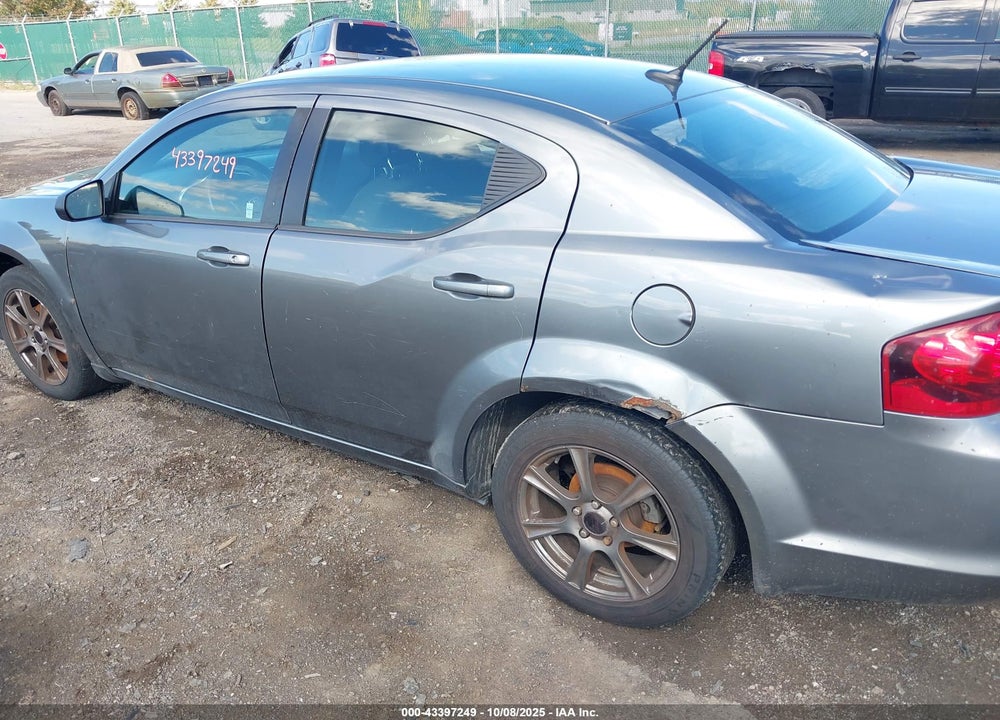 2012 DODGE AVENGER VIN: 1C3CDZABXCN132720