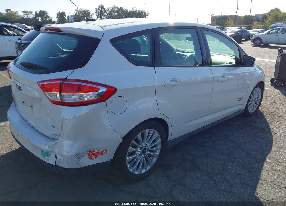 2017 FORD C-MAX ENERGI SE VIN: 1FADP5EU8HL105696