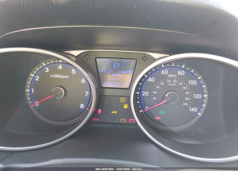 2013 HYUNDAI TUCSON VIN: KM8JU3AC5DU616449