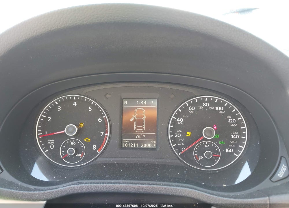 2012 VOLKSWAGEN PASSAT 2.5L SE VIN: 1VWBP7A37CC034524