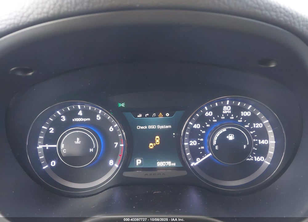 2017 HYUNDAI AZERA VIN: KMHFG4JG4HA578189