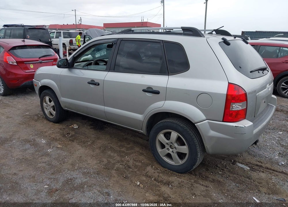 2007 HYUNDAI TUCSON VIN: KM8JM12B17U500891