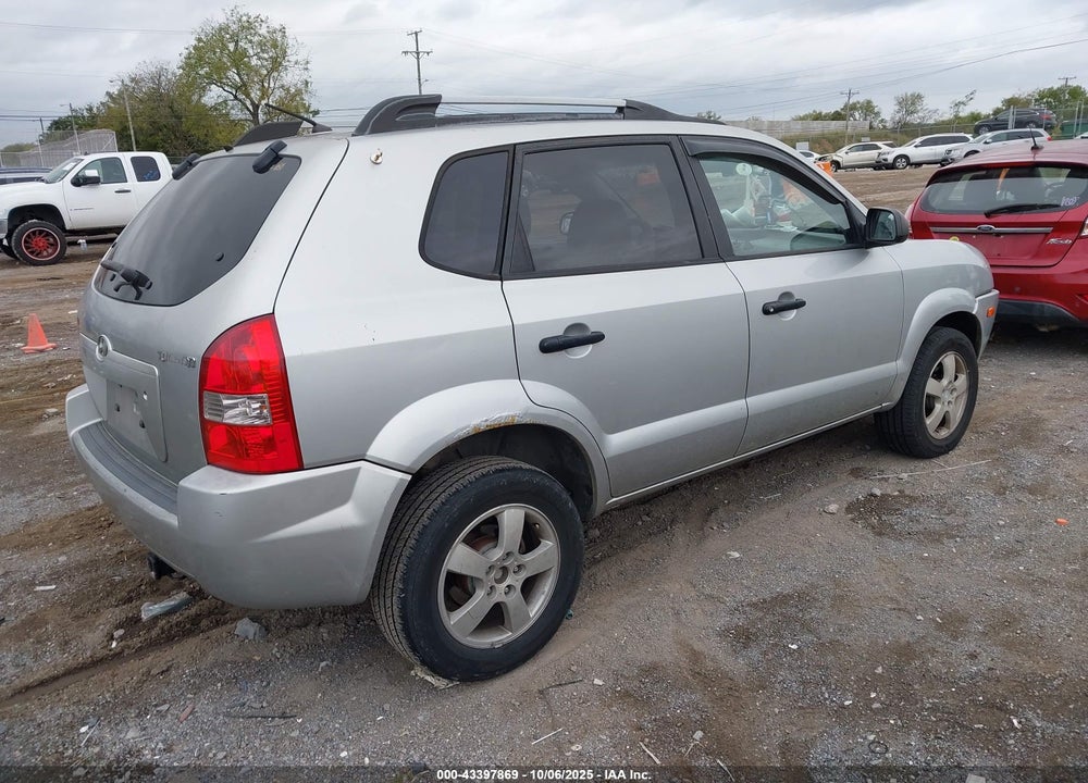 2007 HYUNDAI TUCSON VIN: KM8JM12B17U500891