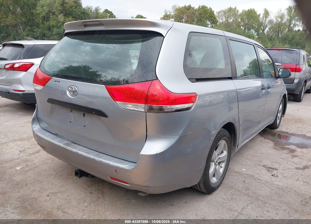 2014 TOYOTA SIENNA L V6 7 PASSENGER VIN: 5TDZK3DCXES497697