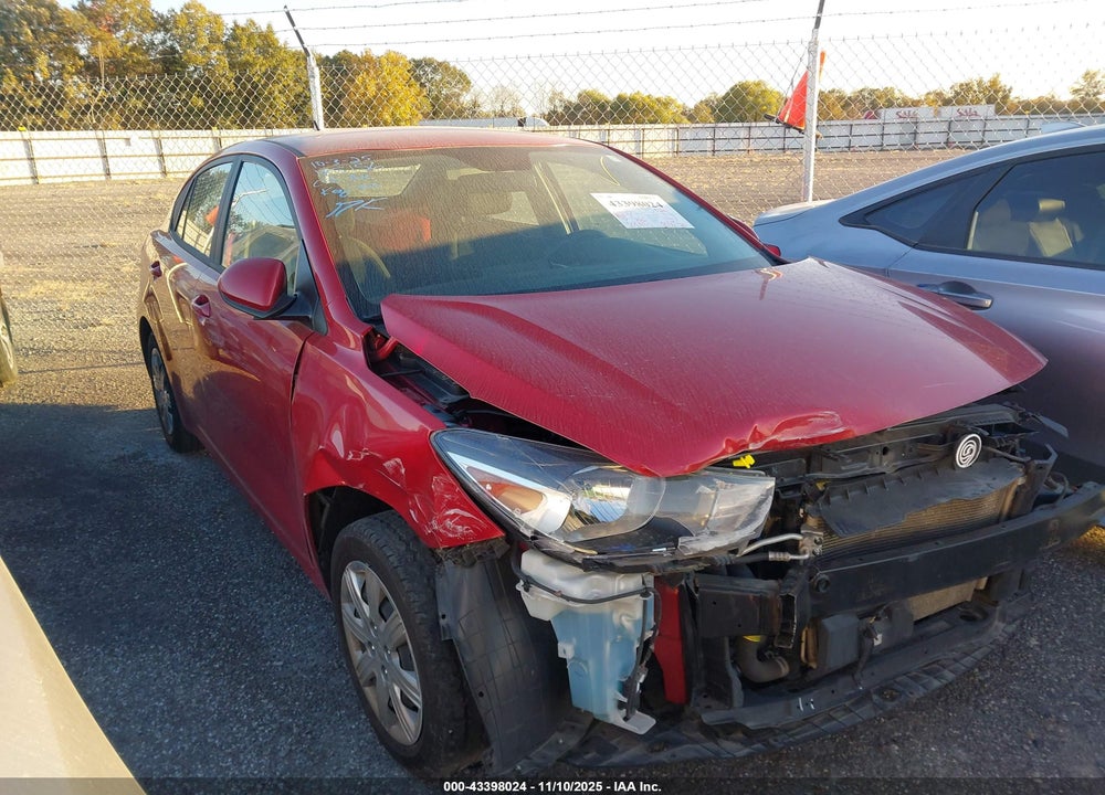 2022 KIA RIO S VIN: 3KPA24AD8NE439095