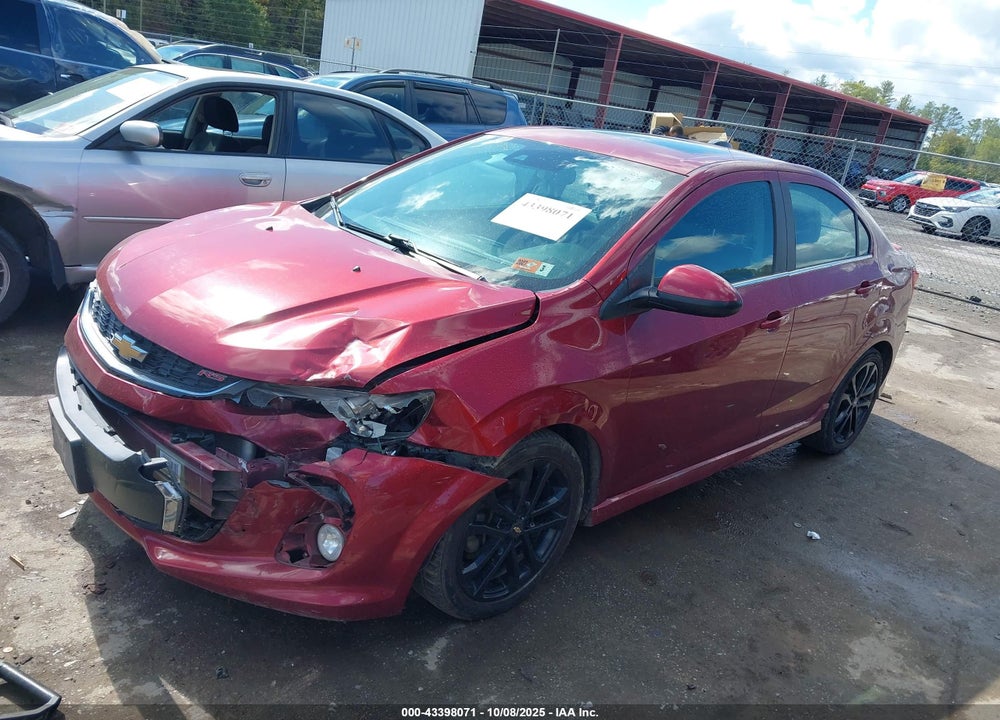 2017 CHEVROLET SONIC PREMIER AUTO VIN: 1G1JF5SB1H4118733
