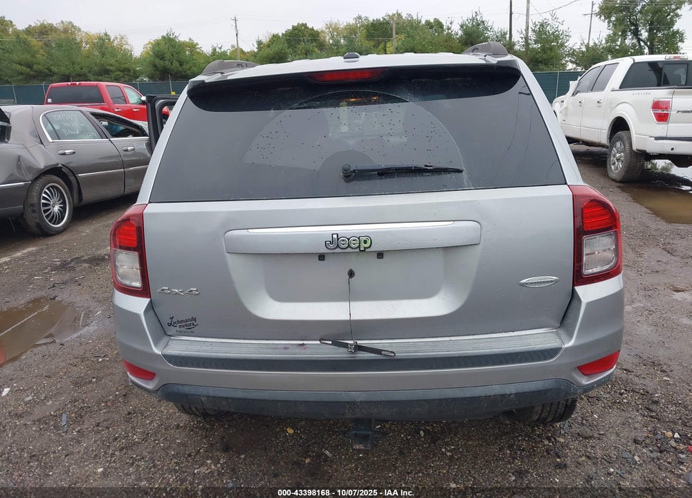 2016 JEEP COMPASS LATITUDE VIN: 1C4NJDEBXGD616313