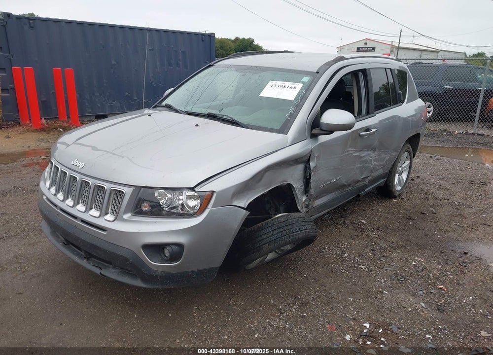 2016 JEEP COMPASS LATITUDE VIN: 1C4NJDEBXGD616313