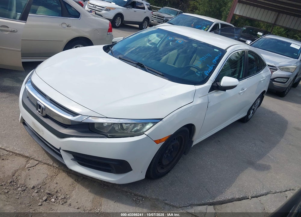 2016 HONDA CIVIC VIN: 19XFC2F57GE070595