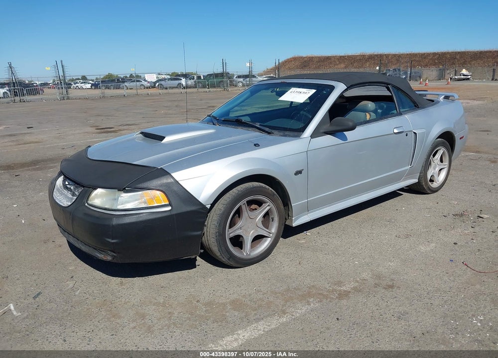 2001 FORD MUSTANG GT VIN: 1FAFP45X11F250497