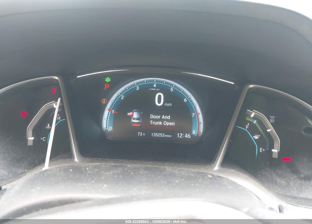 2016 HONDA CIVIC VIN: 19XFC2F74GE076694