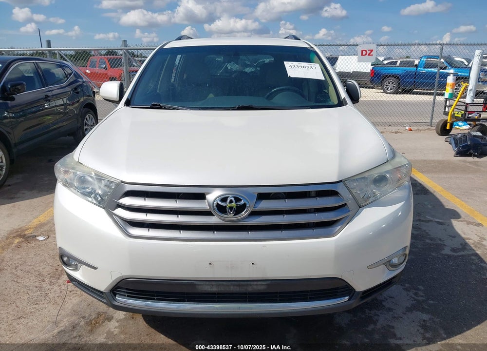 2013 TOYOTA HIGHLANDER BASE PLUS VIN: 5TDZA3EH0DS043065