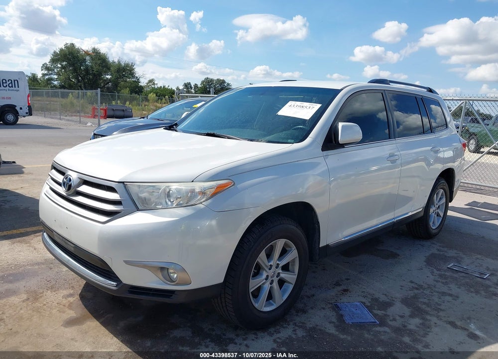 2013 TOYOTA HIGHLANDER BASE PLUS VIN: 5TDZA3EH0DS043065