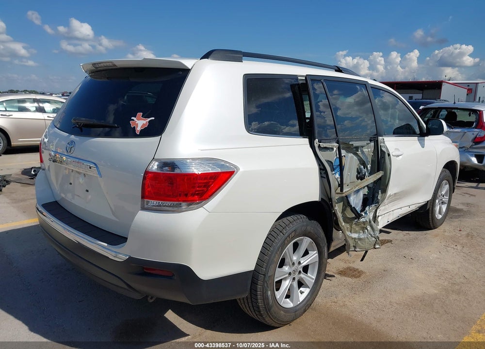 2013 TOYOTA HIGHLANDER BASE PLUS VIN: 5TDZA3EH0DS043065