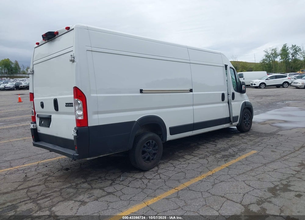 2023 RAM PROMASTER 3500 CARGO VAN HIGH ROOF 159 WB EXT VIN: 3C6MRVJG2PE582336