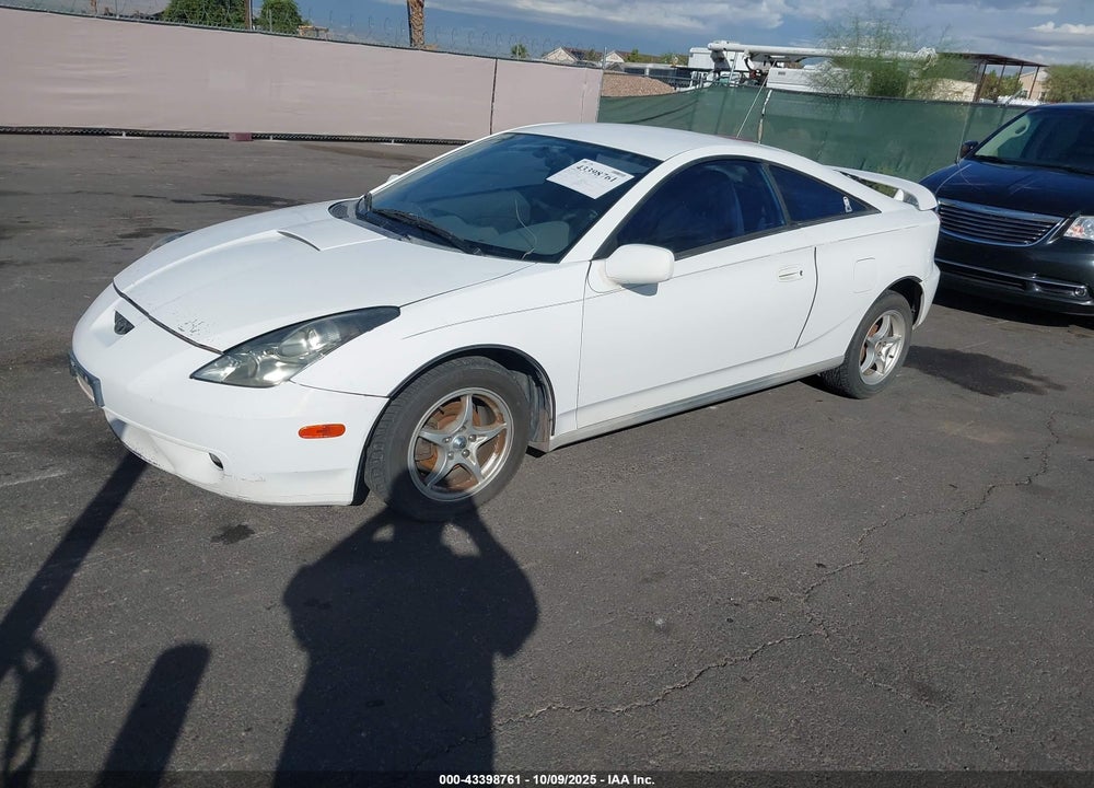 2000 TOYOTA CELICA GT VIN: JTDDR32T1Y0032743