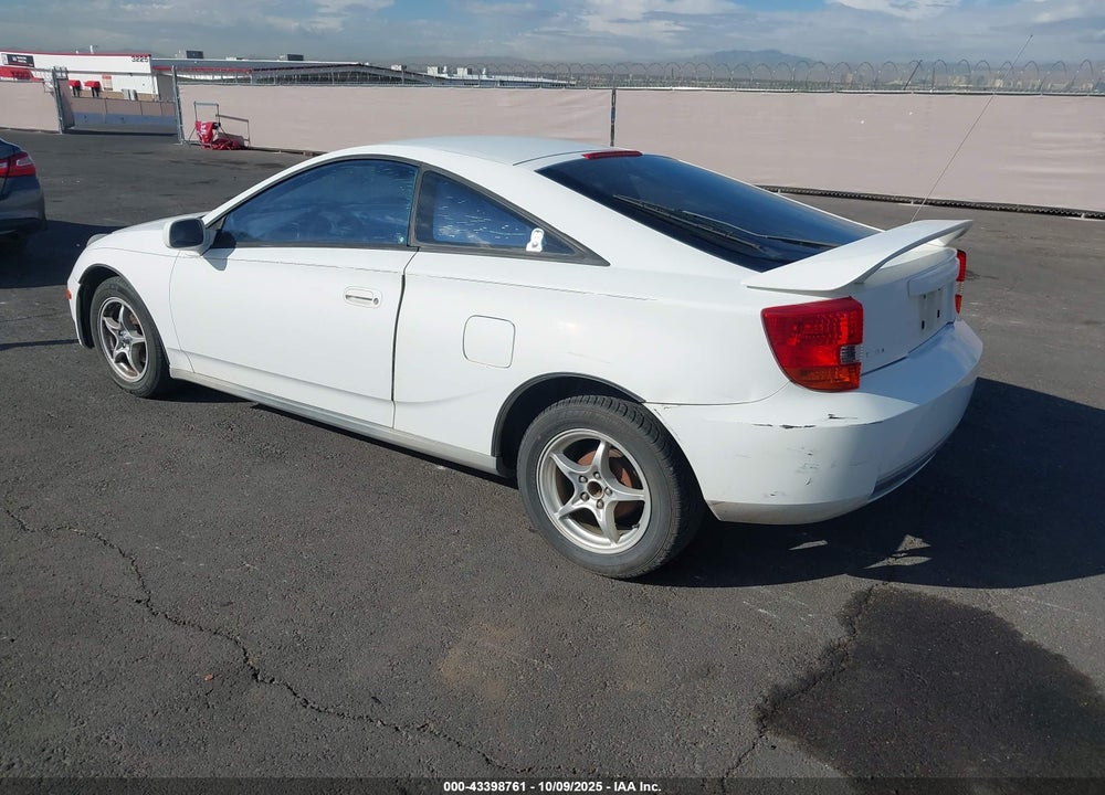 2000 TOYOTA CELICA GT VIN: JTDDR32T1Y0032743